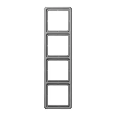 JUNG CD 584 GR afdekraam 4-voudig CD500 grijs