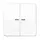 JUNG CD 595 KO5 WW schakelwip 2-voudig met controlevenster CD500 alpine wit