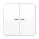 JUNG CD 595 KO5 WW schakelwip 2-voudig met controlevenster CD500 alpine wit