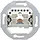JUNG UAE 8 UPO RJ45 datawandcontactdoos CAT3 1-voudig
