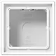 JUNG LS 581 A WW opbouwbak 1-voudig LS990 alpine wit