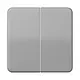 JUNG CD 595 GR schakelwip 2-voudig CD500 grijs