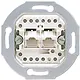 JUNG UAE 8-8 UPO RJ45 datawandcontactdoos CAT3 2-voudig