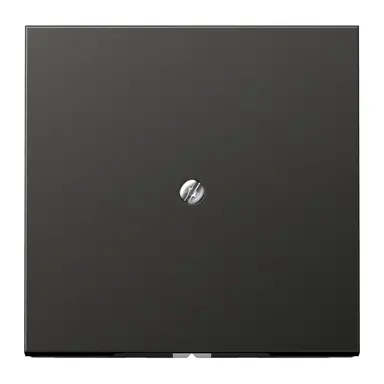 JUNG AL 2990 A AN centraalplaat snoer invoer incl. draagframe LS990 antraciet gelakt aluminium