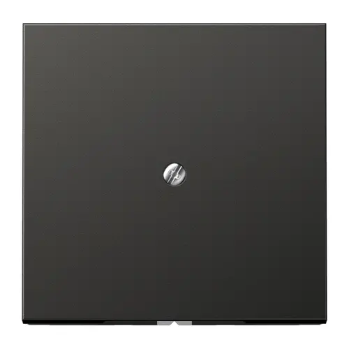 JUNG AL 2990 A AN centraalplaat snoer invoer incl. draagframe LS990 antraciet gelakt aluminium