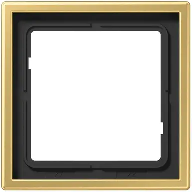 JUNG ME 2981 C afdekraam 1-voudig LS990 messing klassiek