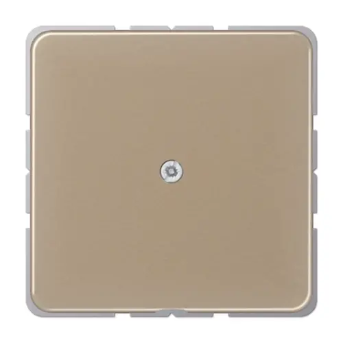 JUNG CD 590 A GB centraalplaat met snoerinvoer en draagring CD500 goud brons