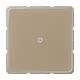 JUNG CD 590 A GB centraalplaat met snoerinvoer en draagring CD500 goud brons