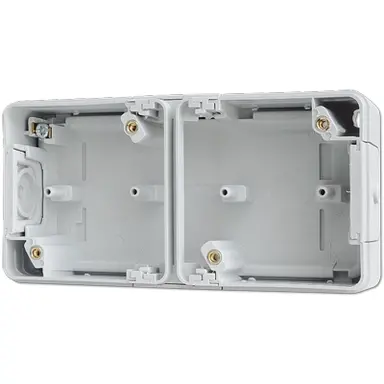 JUNG 822 onderkast voor 2 elementen horizontaal soepele invoer WG800