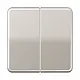JUNG CD 595 PT schakelwip 2-voudig CD500 platina