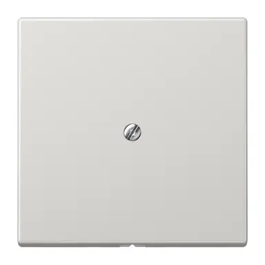 JUNG LS 990 A LG centraalplaat snoer invoer incl. draagframe LS990 lichtgrijs