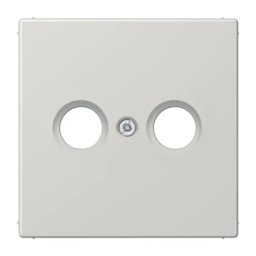 JUNG LS 990 TV LG centraalplaat antenne-coax LS990 lichtgrijs