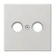 JUNG LS 990 TV LG centraalplaat antenne-coax LS990 lichtgrijs