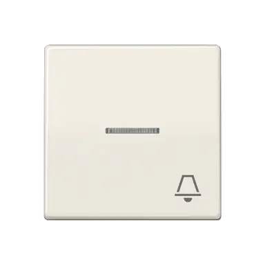 JUNG AS 591 KO5K schakelwip met belsymbool en controlevenster AS500 creme