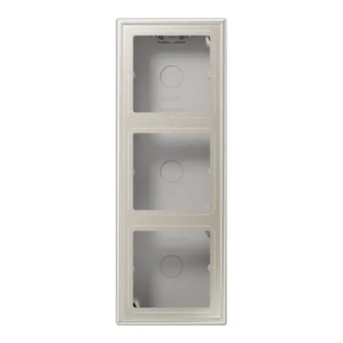 JUNG ES 2583 A-L opbouwbak 3-voudig LS990 edelstaal