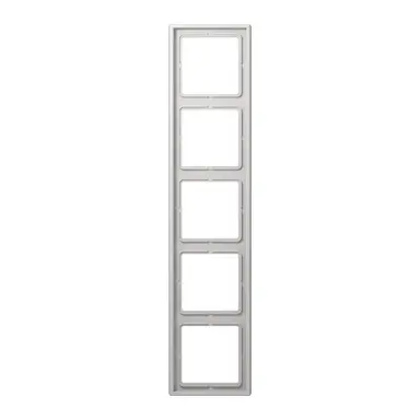 JUNG LS 985 LG afdekraam 5-voudig LS990 lichtgrijs