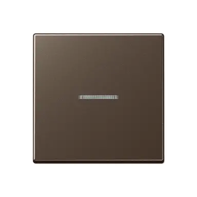 JUNG A 590 KO5 MO schakelwip met controlevenster mokka