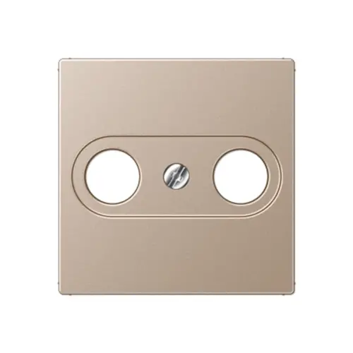 JUNG A 561 PLTV CH centraalplaat antenne-coax A-range champagne