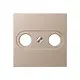 JUNG A 561 PLTV CH centraalplaat antenne-coax A-range champagne