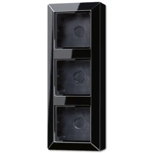 JUNG AS 583 A SW opbouwbak 3-voudig A-range zwart glans