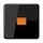 JUNG CD 590 KO SW schakelwip groot controlevenster CD500 zwart