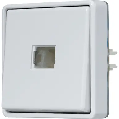 JUNG 631 E drukcontact 1 maakcontact opbouw IP44 zonder onderbak WG600