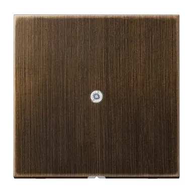 JUNG ME 2990 A AT centraalplaat snoer invoer incl. draagframe LS990 messing antiek