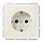 JUNG CD 1520 N wandcontactdoos randaarde CD500 creme