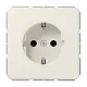JUNG CD 1520 N wandcontactdoos randaarde CD500 creme