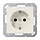 JUNG A 1520 NKI wandcontactdoos randaarde Safety+ AS500 creme