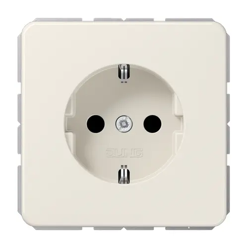 JUNG CD 1520 NKI wandcontactdoos randaarde Safety+ CD500 creme