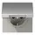 JUNG AL 1520 NKL wandcontactdoos randaarde klapdeksel LS990 aluminium