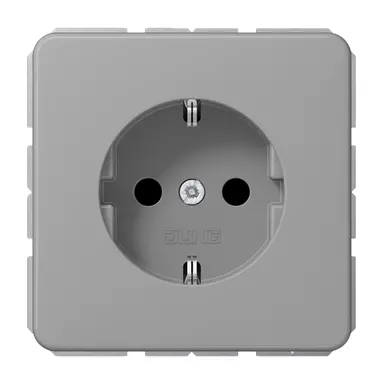 JUNG CD 1520 N GR wandcontactdoos randaarde CD500 grijs