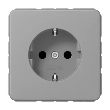JUNG CD 1520 NKI GR wandcontactdoos randaarde Safety+ CD500 grijs