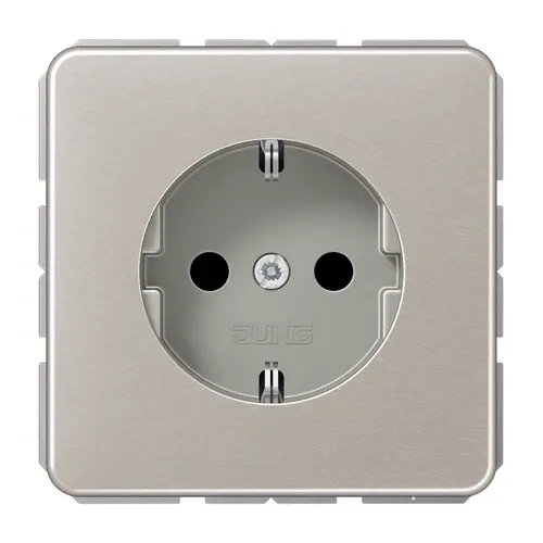 JUNG CD 1520 NKI PT wandcontactdoos randaarde Safety+ CD500 platina