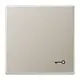 JUNG ES 2990 T schakelwip met sleutelsymbool LS990 edelstaal
