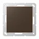 JUNG A 594-0 MO centraalplaat blinddeksel incl. draagframe A-range mokka