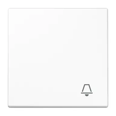 JUNG LS 990 K WW schakelwip met belsymbool LS990 alpine wit