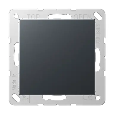 JUNG A 594-0 ANM centraalplaat blinddeksel incl. draagframe A-range antraciet mat