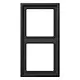 JUNG AL 2982 D afdekraam 2-voudig LS990 dark gelakt aluminium