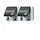 JUNG 8220 NAWSL wandcontactdoos 2-voudig opbouw IP44 horizontaal met slot WG800