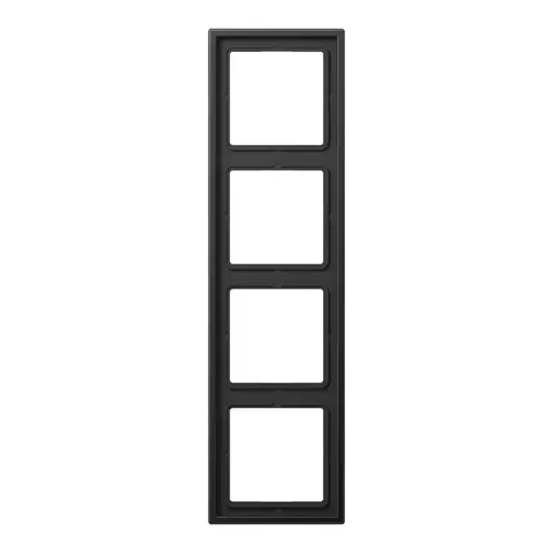JUNG AL 2984 D afdekraam 4-voudig LS990 dark gelakt aluminium