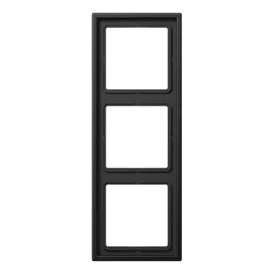 JUNG AL 2983 D afdekraam 3-voudig LS990 dark gelakt aluminium