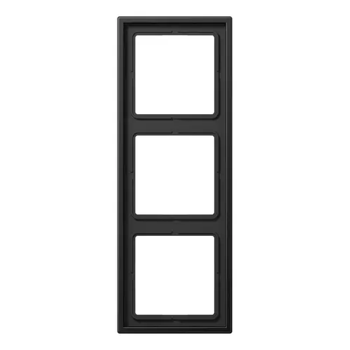 JUNG AL 2983 D afdekraam 3-voudig LS990 dark gelakt aluminium