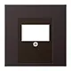 JUNG AL 2969 T D centraalplaat multimedia LS990 dark gelakt aluminium