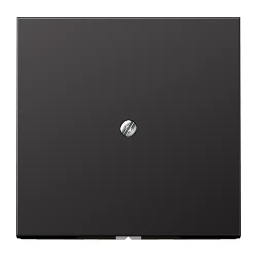 JUNG AL 2990 A D centraalplaat snoer invoer incl. draagframe LS990 dark gelakt aluminium
