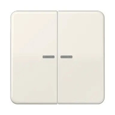JUNG CD 595 KO5 schakelwip 2-voudig met controlevenster CD500 creme