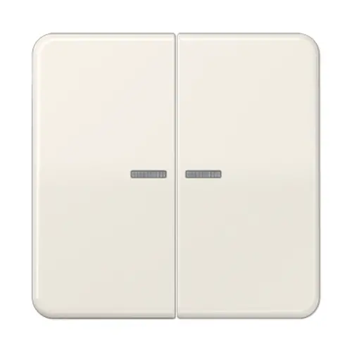 JUNG CD 595 KO5 schakelwip 2-voudig met controlevenster CD500 creme