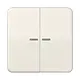 JUNG CD 595 KO5 schakelwip 2-voudig met controlevenster CD500 creme