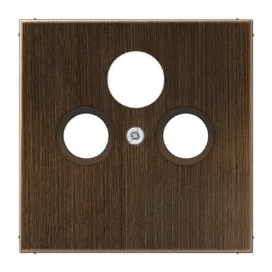 JUNG ME 2990 SAT AT centraalplaat coax/sat LS990 messing antiek